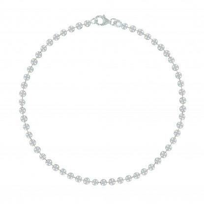 Bracelet Argent Petites Perles