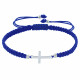 Bracelet Argent Croix Lien Tréssé - Classics