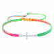 Bracelet Argent Croix Lien Tréssé - Classics