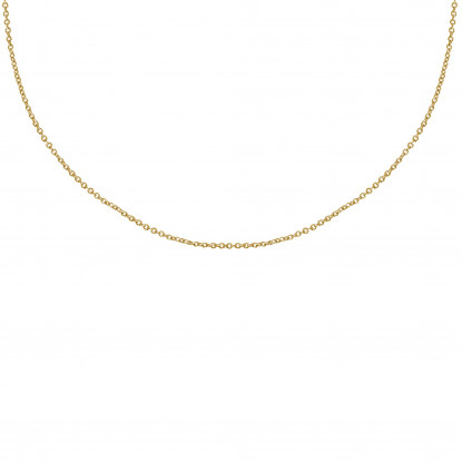 Chaine en Plaqué Or 1mm Maille Ronde 3 Tailles