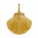 Pendentif Plaqué Or Coquille St Jacques