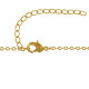 Collier Plaqué Or Swarovski Dégradé Bleu