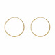 Boucles d'Oreilles Plaqué Or Fines Créoles 2cm
