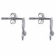 Boucles d'Oreilles Argent Cordon Serpent
