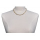 Collier Plaqué Or Mailles Cheval