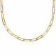 Collier Plaqué Or Mailles Cheval