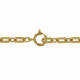 Collier Plaqué Mailles Rectangles