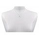 Collier Argent et Pendentif Croissant de Lune