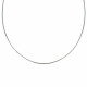 Chaine Argent Rhodié Omega Semi Rigide 1mm