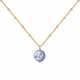 Collier Plaqué Or Pastille de Nacre