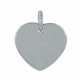 Pendentif Acier Grand Coeur