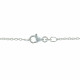 Collier Argent Etoile Filante Multicolore