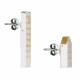 Boucles d'Oreilles Argent Maisons en Porcelaine