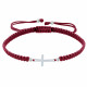 Bracelet Argent Croix Lien Tréssé - Classics
