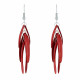 Boucles d'Oreilles Pluma en Tagua