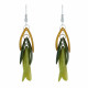 Boucles d'Oreilles Pluma en Tagua