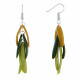 Boucles d'Oreilles Pluma en Tagua