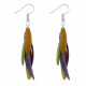 Boucles d'Oreilles Pluma en Tagua