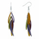 Boucles d'Oreilles Pluma en Tagua
