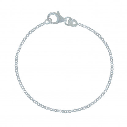 LES POULETTES BIJOUX Bracciale Gettone In Argento 925 - Gioiello Regalo In Scatola