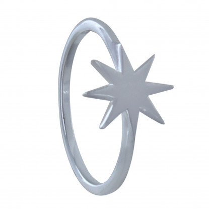 Bague Argent Etoile du Berger