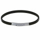 Bracelet Homme Cuir Simple Fermoir Acier Inoxydable