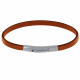 Bracelet Homme Cuir Simple Fermoir Acier Inoxydable