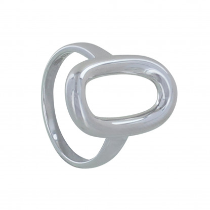 Bague Argent Maille Ajourée