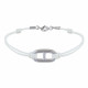 Bracelet Lien Argent Maille Marine