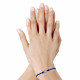 Bracelet Lien Argent Maille Marine