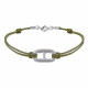 Bracelet Lien Argent Maille Marine