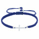 Bracelet Argent Croix Lien Tréssé - Classics