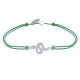 Bracelet Lien Serpent Argent