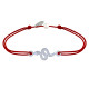Bracelet Lien Serpent Argent
