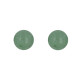 Boucles d'Oreilles Clou Argent Rhodié et Perles d'Aventurine 8 mm