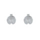 Boucles d'Oreilles Clous Argent Coccinelle