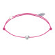 Bracelet Lien Petite Perle Argent
