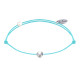 Bracelet Lien Petite Perle Argent