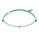 Bracelet Lien Petite Perle Argent