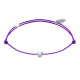 Bracelet Lien Petite Perle Argent