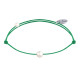 Bracelet Lien Petite Perle Blanche
