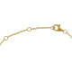 Collier Plaqué Or 6 Strass de Différentes Formes