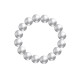 Bague Argent Perles Rondes