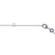 Collier Argent Rhodié Laurier