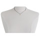 Collier Lien Plaqué Or Petite Croix de Billes