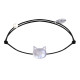 Bracelet Lien Tête Chat en Nacre