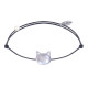 Bracelet Lien Tête Chat en Nacre