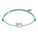 Bracelet Lien Tête Chat en Nacre