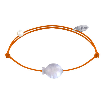 Bracelet Lien Petit Poisson en Nacre
