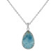 Pendentif Argent Petite Goutte Elfique de Larimar